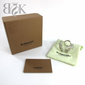 バーバリー フィッシュボーン バングル ブレスレット 可動式 シルバーカラー レディース アクセサリー BURBERRY 中古 ★