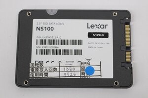 Lexar NS100 512GB 2.5 SSD SATA 動作品☆