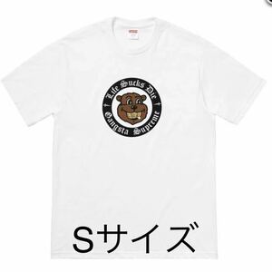 【新品】Supreme Life Sucks Die Tee S small Tシャツ white ホワイト 白 半袖 tee シュプリーム 18FW 18AW 即納 即決