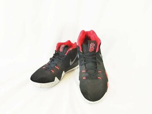 中古品 NIKE KYRIE 4 EP ブラック 943807-005 25.5cm ナイキ メンズ スニーカー シューズ 靴 バスケット バッシュ / 名古屋発10-226△