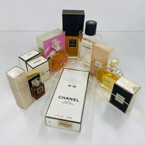 X067-22 CHANEL シャネル COCO ココ 香水 10点 New York N°5 N°19 PARIS スプレー オードゥ パルファム 8～125ml