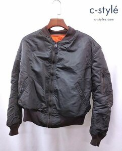 Q405c [人気] ALPHA INDUSTRIES アルファインダストリーズ MA-1 フライトジャケット XL カーキ | アウター Q