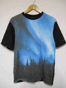 日本製 BackChannel バックチャンネル NorthanLights FullPrint 星空 Tシャツ Mサイズ