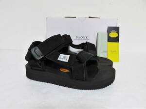 送料無料 定価2.6万 新品 suicoke DEPA-V2NU ブラック 4 Vibram スイコック ストラップ サンダル ビブラムソール 22 OG-022V2NU