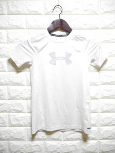 A334　◇　UNDER ARMOUR　|　アンダーアーマー　半袖Tシャツ　白系　中古　サイズYMD/JM/M