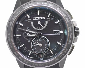 [中古品] 稼働品【CITIZEN】シチズン アテッサ AT9025-55E H820-T020127 ワールドタイム電波 エコドライブ 動作OK 中古品