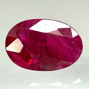 1円〜!!≪天然ルビー0.54ct≫n 約5.8×3.9mm ルース 裸石 corundum コランダム RUBY 宝石 ジュエリー jewelry ピジョン BB8/BB8◎ w4 91