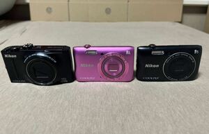 Nikon COOLPIX S3700 S8100 デジカメ 3個セット