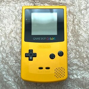 〈極美品・動作確認済み〉GBC ゲームボーイカラー 本体 イエロー CGB-001 GAMEBOY COLOR