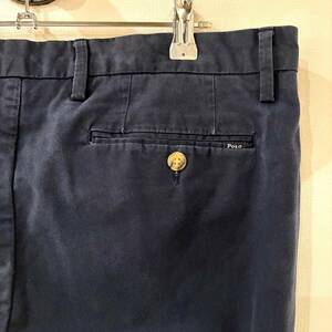 POLO Ralph Lauren チノパン ネイビー W33/L32 ラルフローレン rrl ストレッチパンツ