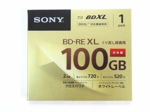 AE 14-5 未開封 SONY ソニー ブルーレイディスク BDXL BD-RE XL 100GB BNE3VCPJ2 くり返し録画用