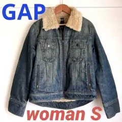 GAP ギャップ デニムジャケット ジージャン 裏ボア レディース Sサイズ