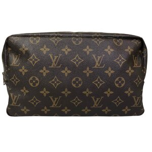 【1円～ 】ルイヴィトン LOUIS VUITTON バッグ クラッチバッグ トゥルーストワレット28 M47522 モノグラム レザー ブラウン 中古