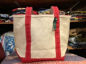 新品 90’S MADE IN USA L.L. BEAN TOTE BAG アメリカ製 エルエル ビーン トート バッグ キャンバス ジップ トップ ビンテージ