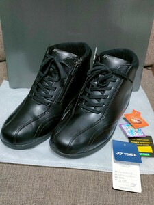 ☆【YONEX】ウォーキングシューズ☆パワークッションブーツ☆2時間防水☆24.5cm☆ユニセックス☆美品【245】