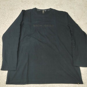 大きいサイズ KARLKANI カールカナイ 長袖 ロゴ入り ロンT XXXL 黒 ブラック 刺繍入り ストレッチ入り ニューヨーク ブルックリン 