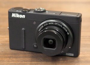 １円スタート!!動作確認済 一部凹みダメージ有 Nikon ニコン COOLPIX P310 ブラック コンパクトデジタルカメラ f/1.8レンズ光学4.2倍ズーム