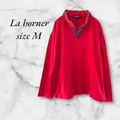 La horner ラホーナー/M メンズ トップス カットソー 長袖 レッド