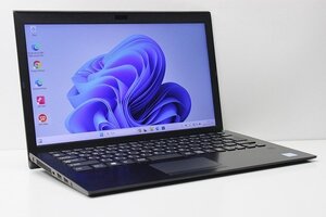 1円スタート ノートパソコン Windows11 WPS office搭載 VAIO Pro PG VJPG1113 第8世代 Core i5 SSD256GB メモリ8GB フルHD 13.3 カメラ