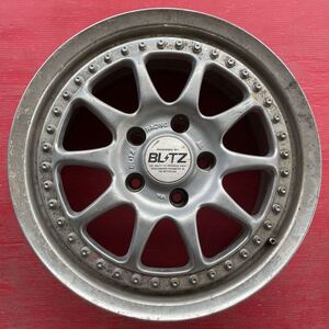 BLITZ RACING ブリッツ レーシング　16×7JJ+51 PCD114.3-5穴　ハブ径約73mm. アルミホイール1本