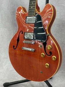 □t1052　中古★Campbell　キャンベル　セミアコギター　本体のみ