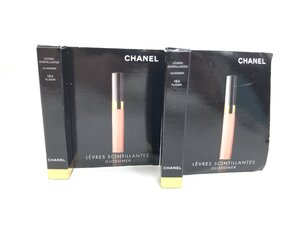 未使用　シャネル　CHANEL　レーヴルサンティヤント　LEVRES SCINTILLANTES　#164　PLAISIR　リップグロス　2本　サンプル品　KES-2100