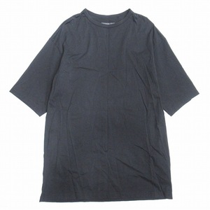 美品 23ss Y-3 ヨウジヤマモト × アディダス BOXY SHORT SLEEVE TEE H44790 Tシャツ ボックスシルエット ロゴ プリント 半袖 XS 黒