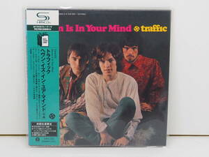 【紙ジャケットSHM-CD】traffic トラフィック / Heaven Is In Your Mind＋4 （ユニバーサル・ミュージック製　型番UICY-93641）