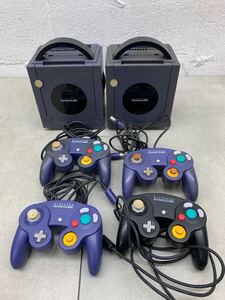 x1204-39★Nintendo GAMECUBE 本体 コントローラー DOL-001 ゲームキューブ 現状品 6点まとめて