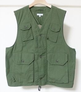 23SS Engineered Garments エンジニアードガーメンツ C-1 Vest Cotton Ripstop ミリタリー ベスト S