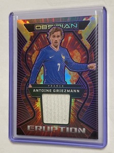 2023-24 Panini Obsidian Soccer Eruption Antoine Griezmann /50 アントワーヌ・グリーズマン 試合実使用ジャージーカード