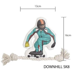 MANDARINE BROTHERS マンダリンブラザーズ クレイジー ロープトイ DOWNHILL SK8 犬のおもちゃ ドッグトイ 犬 CRAZY AWESOME ROPE TOY