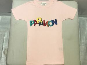 ParAvion 　パラビオン 　半袖　 ロゴ　Tシャツ 　ピンク