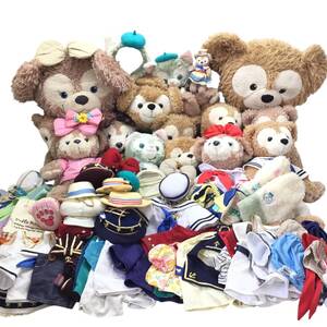 ■Tr/Disney Sea ディズニーシー Duffy＆Friends ダッフィー人形8体 他グッズ コスチューム多め 中古品 8.1kg