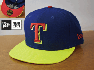 1円スタート!【未使用品】(7-1/2 - 59.6cm) NEW ERA 59FIFTY MLB TEXAS RANGERS レンジャーズ ニューエラ キャップ 帽子 B92