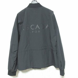 美品 ESCADA SPORT エスカーダ バックロゴ ジップアップ ブルゾン ボンバージャケット 36 ブラック ◆