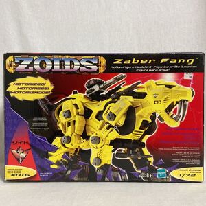 未組立 TOMY 1/72 ZOIDS Zaber Fang USA ver. トミー ゾイド セイバータイガー イエロー 海外版 サーベルタイガー 当時物 プラモデル