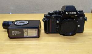 ニコン　フィルムカメラ　F3 ボディ　& ストロボ　SB-12　ジャンク　送料無料　