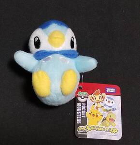 送料無料 ポケモン ポッチャマ ちびぬいぐるみ キーチェーン DP マスコット pokemon Piplup Plush Doll 