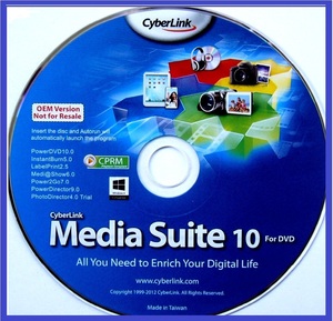 ★ CyberLink製 Media Suite10 OEM版 PowerDVD12他★