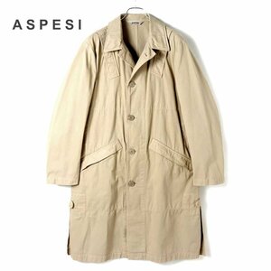 ASPESI(アスペジ) / ガーメントダイコットンギャバジンミリタリーコート(JUMP COAT) [asp2450042-M]