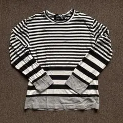 BLACK Comme des Garçons ボーダーTシャツ