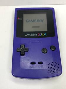 GAMEBOY COLOR ゲームボーイカラー Nintendo 任天堂 CGB-001 パープル ジャンク 24061002