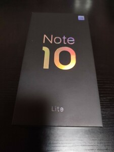 Xiaomi Mi note 10 Lite 箱付き 美品 中古品 日本仕様