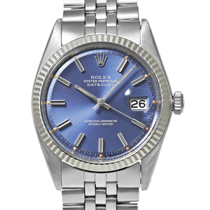 ROLEX デイトジャスト Ref.1601 ブルー アンティーク品 メンズ 腕時計