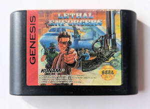 LETHAL ENFORCERS Konami リーサルエンフォーサーズ 北米版 (箱説なし) ★ MD メガドライブ SEGA GENESIS