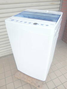 ●◇洗濯機 5.5kg ハイアール JW-C55CK 2019年製 良品 中古 小型 家電 一人暮らし用 お部屋まで搬入 送料無料 即決 0737