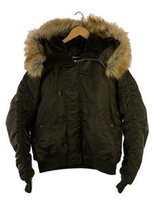 ALPHA INDUSTRIES◆N-2Bフライトジャケット/XL/ナイロン/KHK/2010-576