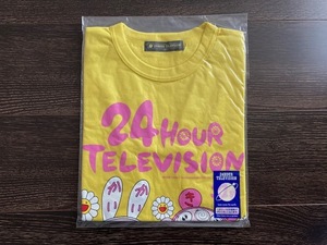 24時間テレビ チャリティーTシャツ 村上隆 SSサイズ イエロー 黄色 24時間TV