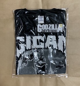 hxs Tシャツ L 廣田彩玩所 ソフトビニールの怪獣展 ブラック ゴジラ ガイガン GODZILLA GIGAN 新品未使用品